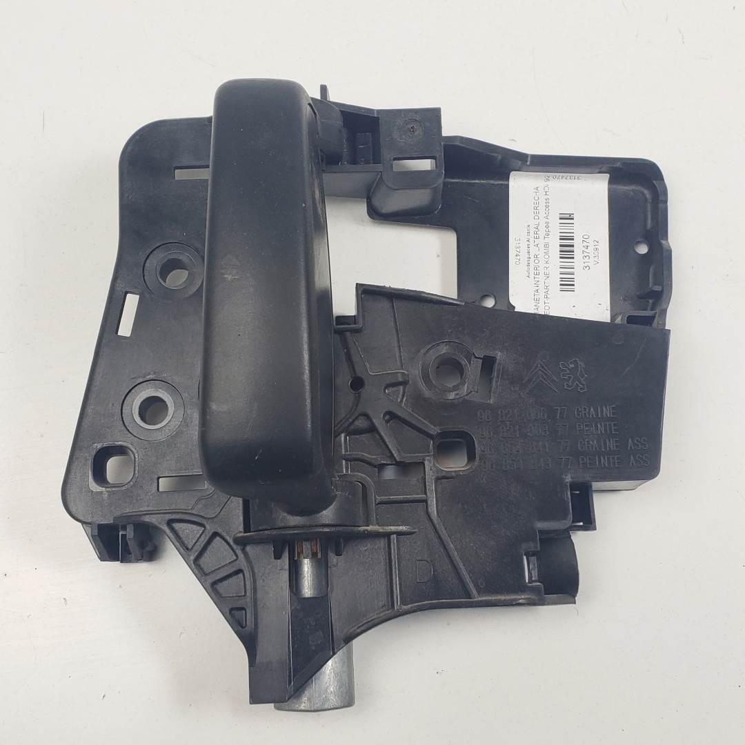 MANETA INTERIOR LATERAL DERECHA - 9682100677 - PEUGEOT - PARTNER KOMBI