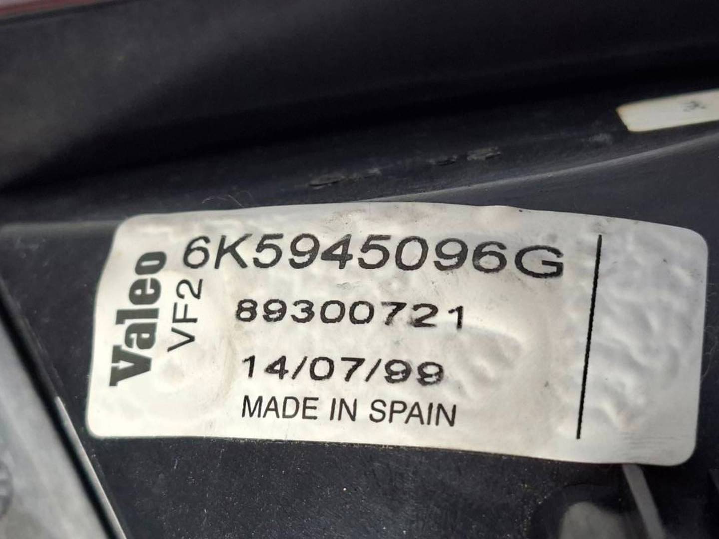 Foto 3 de Piloto Trasero Derecho Seat Cordoba Berlina (6k2) (1993–1999)
