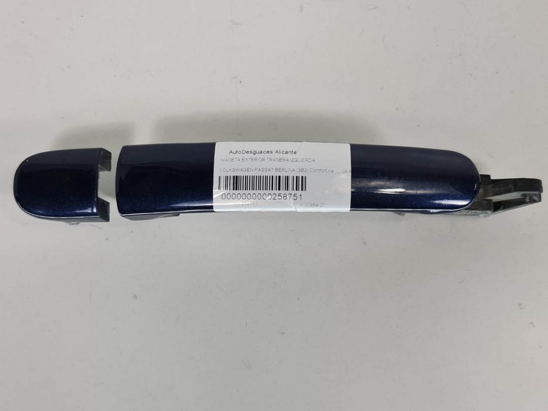 MANETA EXTERIOR TRASERA IZQUIERDA - 3B0837207 - VOLKSWAGEN - PASSAT BERLINA (3B2)