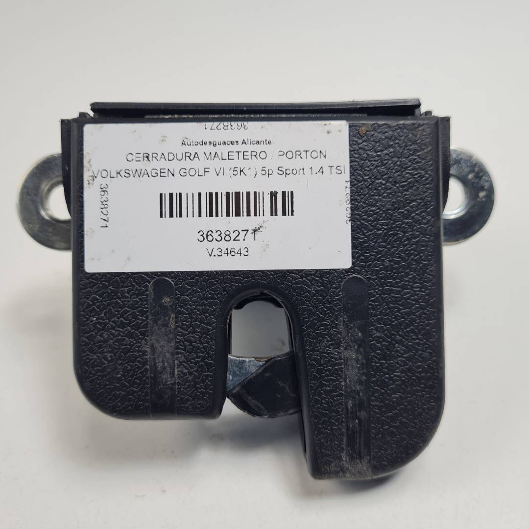 CERRADURA MALETERO / PORTON - V10850058 - VOLKSWAGEN - GOLF VI (5K1)