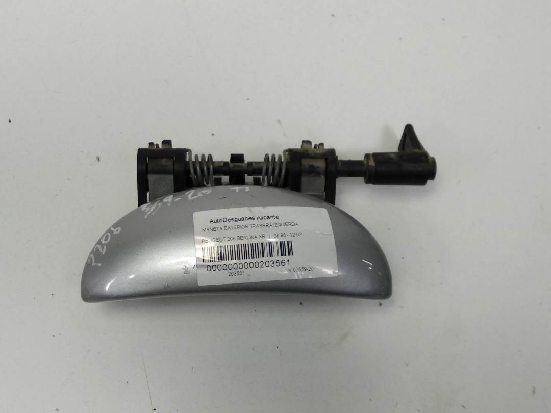 MANETA EXTERIOR TRASERA IZQUIERDA - PEUGEOT - 206 BERLINA