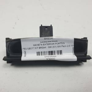 MANETA EXTERIOR PORTON 9638615777 PEUGEOT 307 BREAK / SW (S1) Autodesguaces Alicante