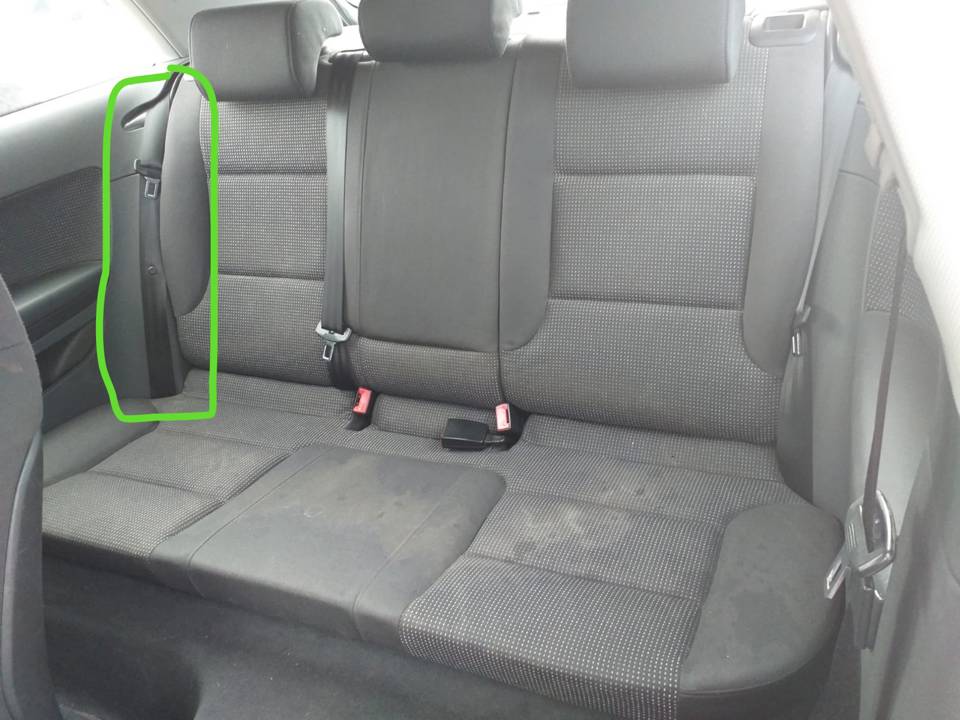 CINTURON SEGURIDAD TRASERO DERECHO