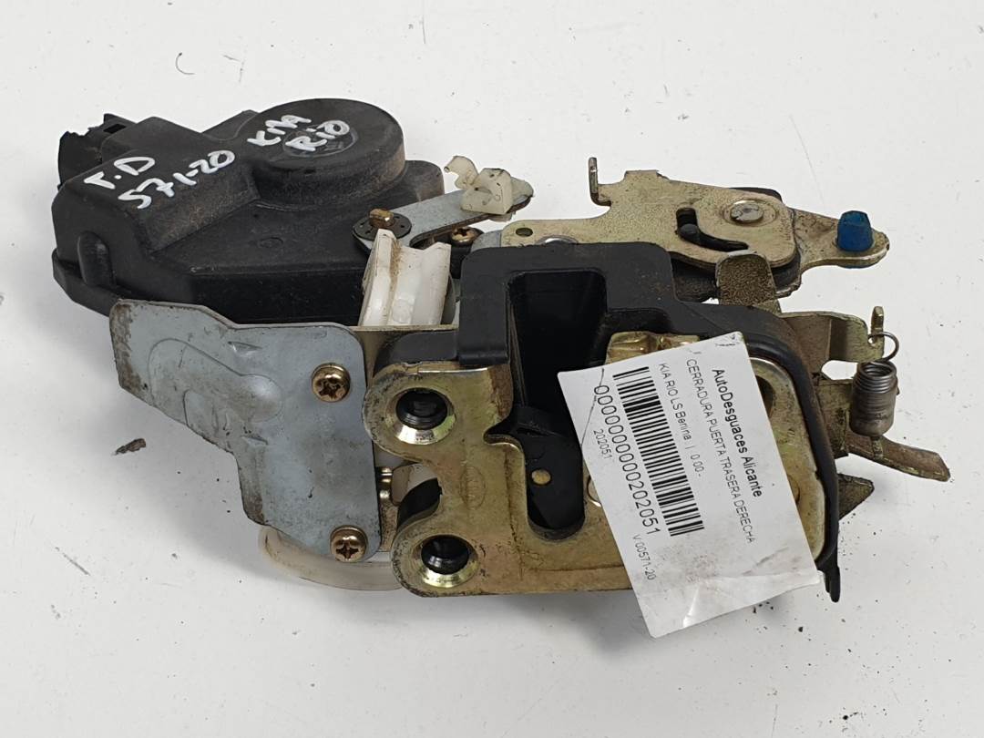 CERRADURA PUERTA TRASERA DERECHA - KIA - RIO (DC)