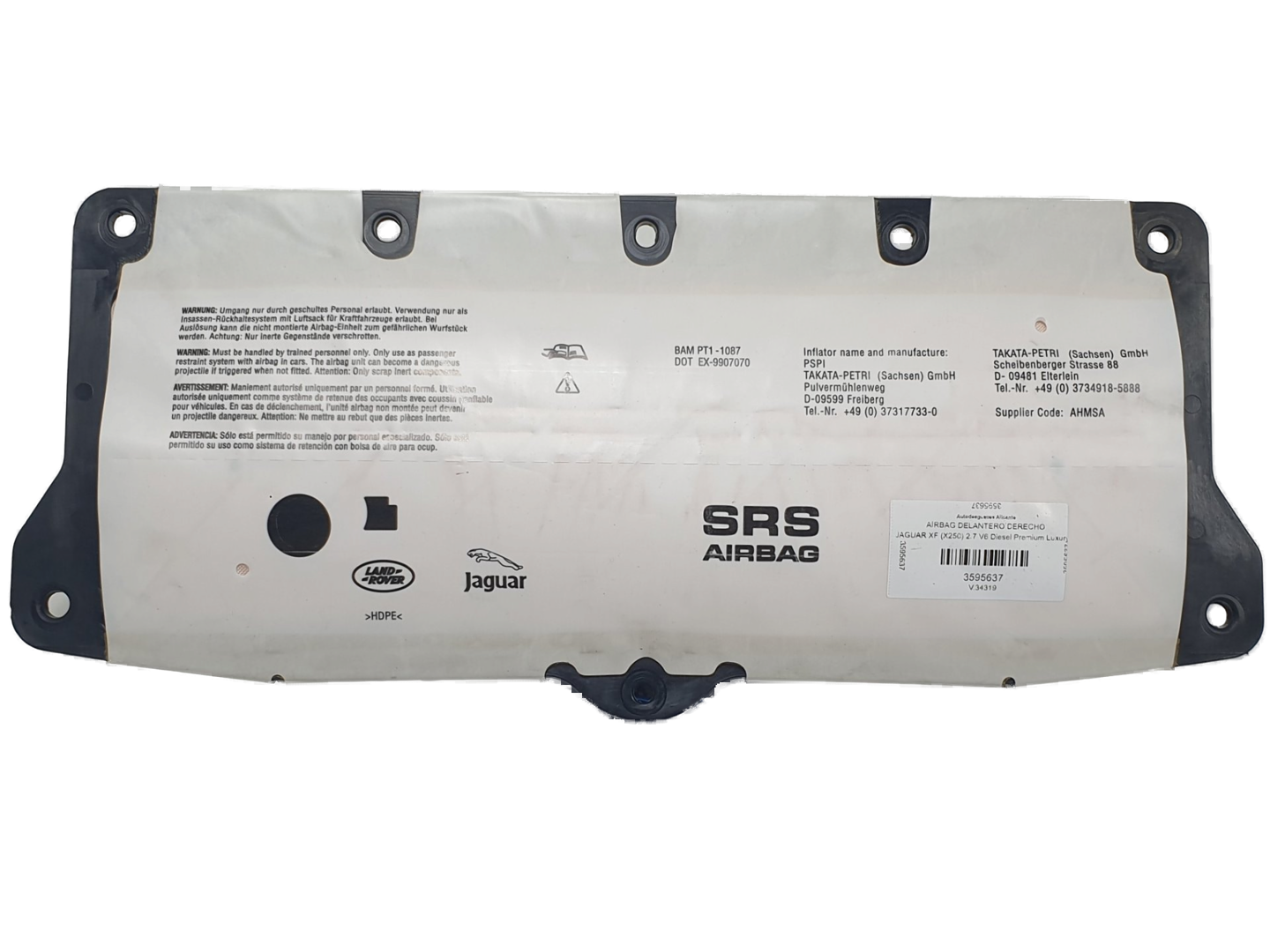 Airbag vorne rechts - 8X23F044A74AD - JAGUAR - XF (X250)