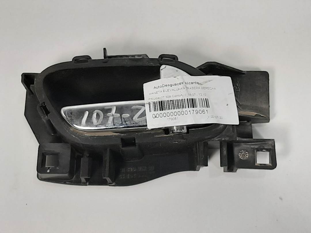 MANETA INTERIOR TRASERA DERECHA - 9660525380 - PEUGEOT - 308 (T7)