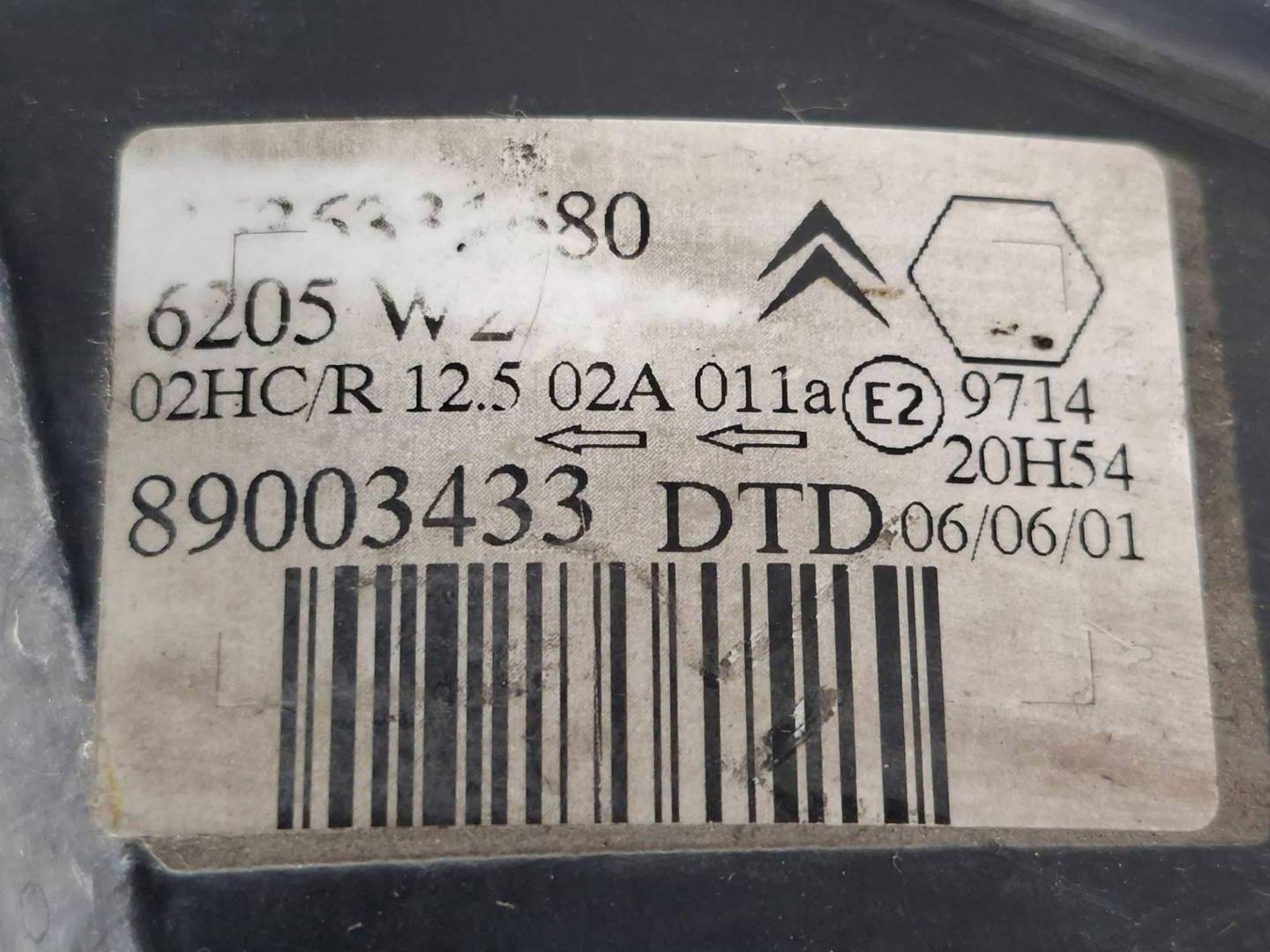 Foto 2 de Faro Derecho Citroen Saxo (1996–2002)