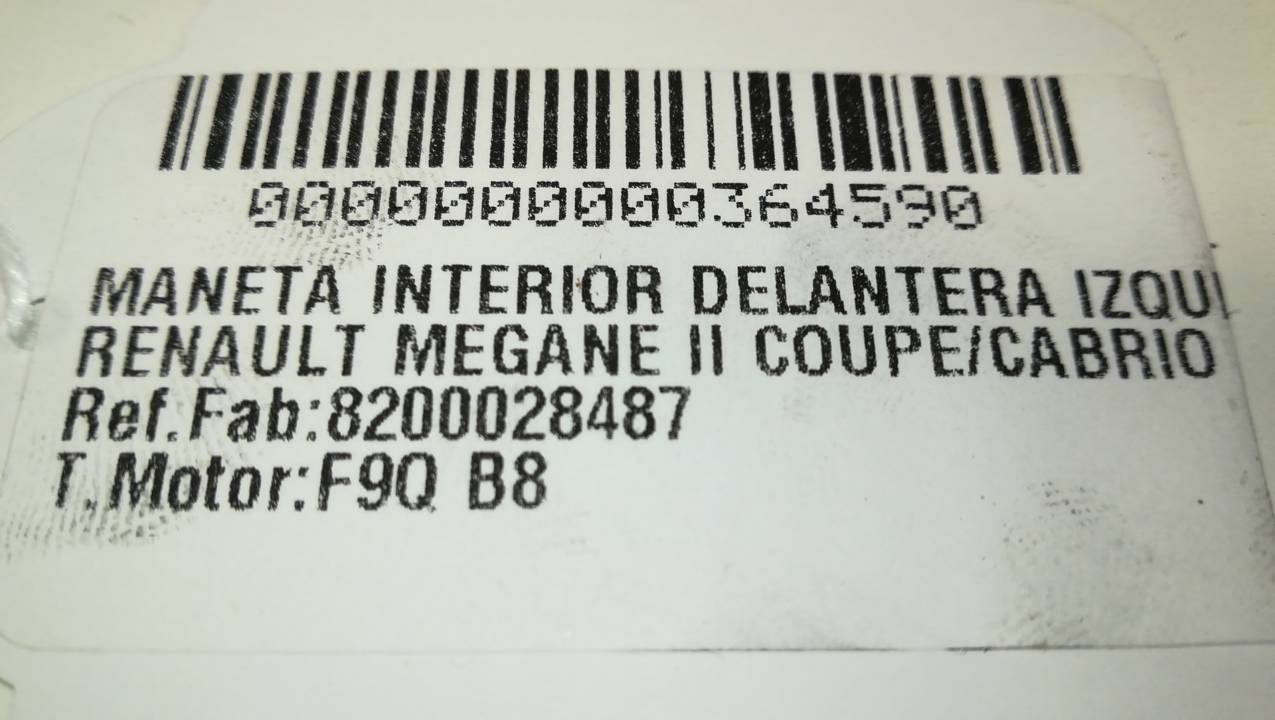 MANETA INTERIOR DELANTERA IZQUIERDA