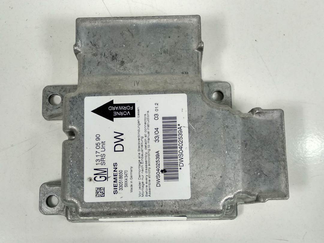 Airbag-Steuergerät - 5WK43470 - OPEL - VECTRA C BERLINA