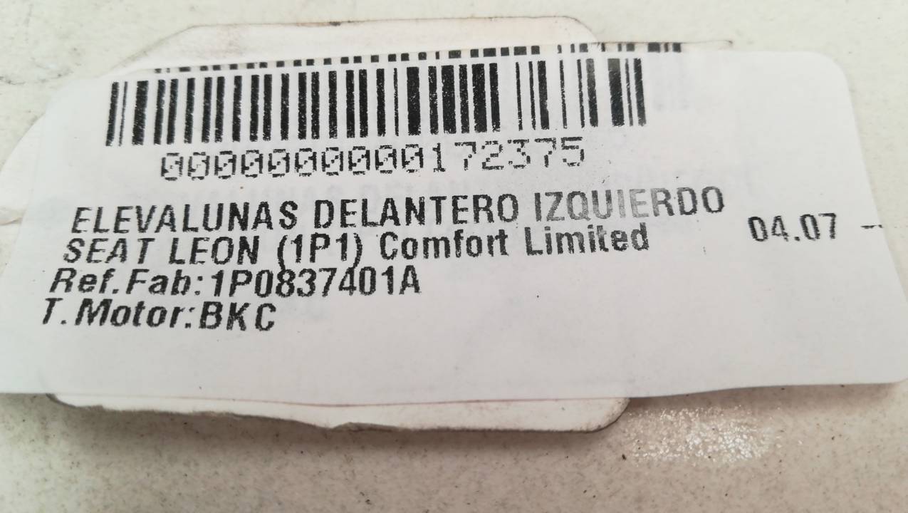 ELEVALUNAS DELANTERO IZQUIERDO