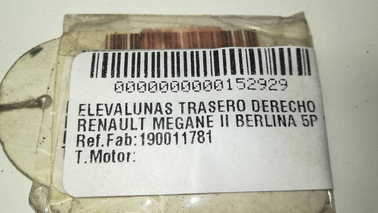 ELEVALUNAS TRASERO DERECHO