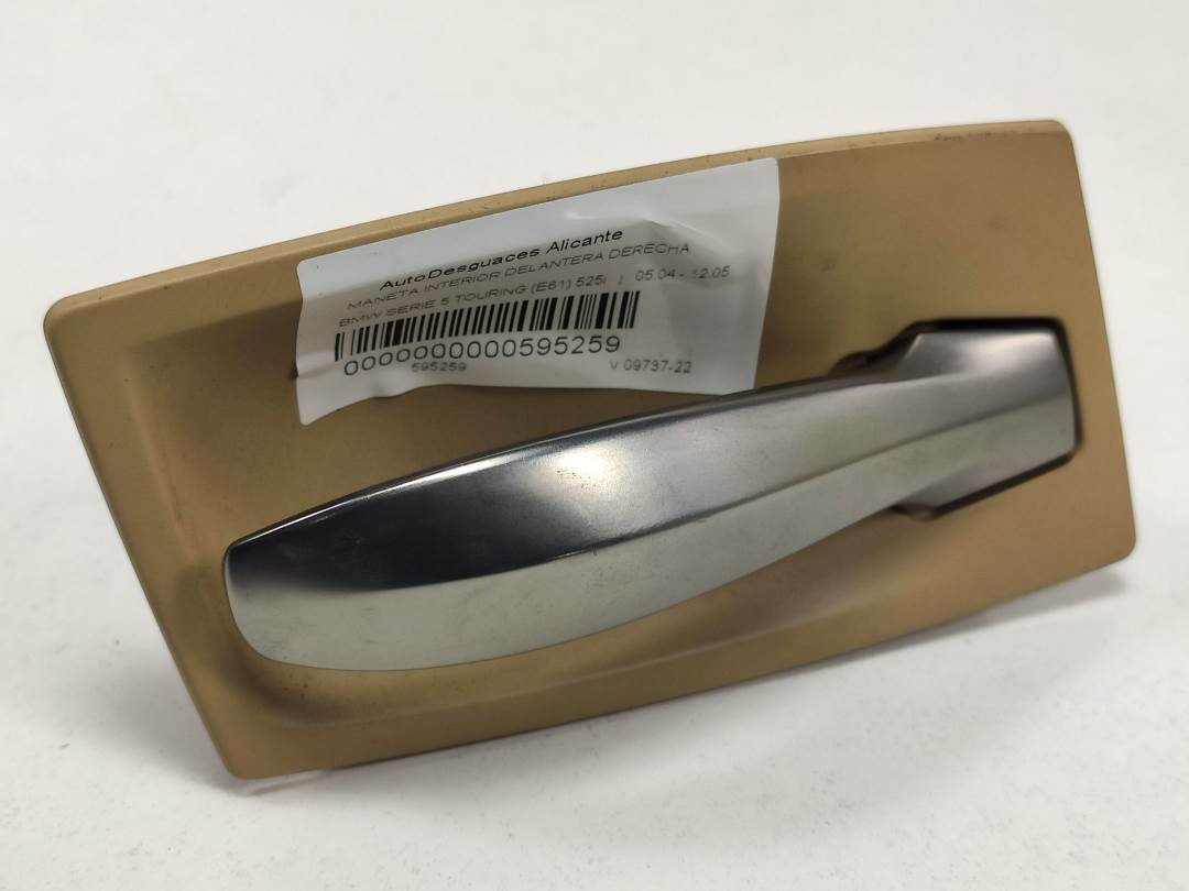 MANETA INTERIOR DELANTERA DERECHA - 70342889 - BMW - SERIE 5 TOURING (E61)
