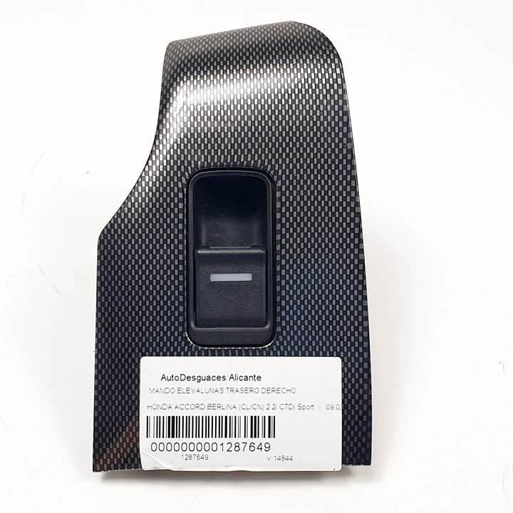 MANDO ELEVALUNAS TRASERO DERECHO - HONDA - ACCORD BERLINA (CL/CN)