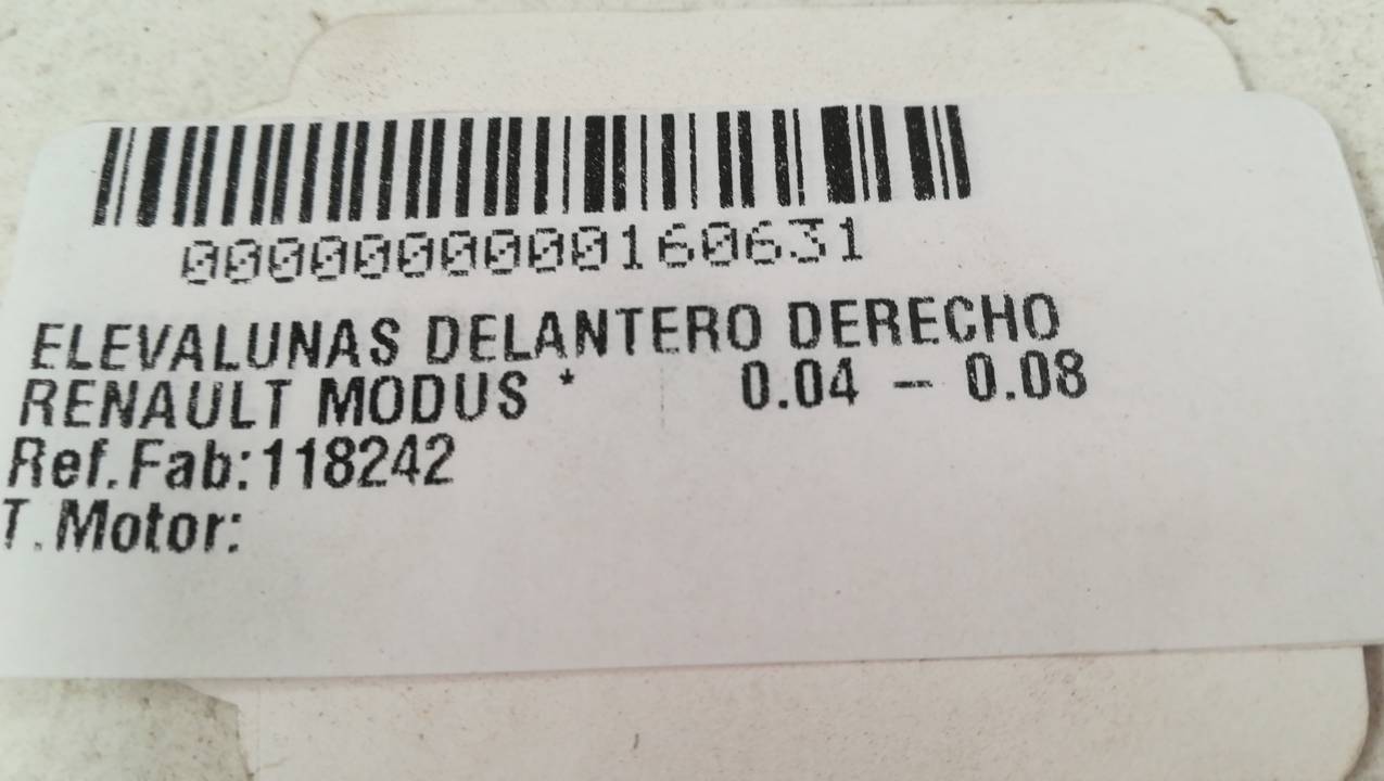 ELEVALUNAS DELANTERO DERECHO