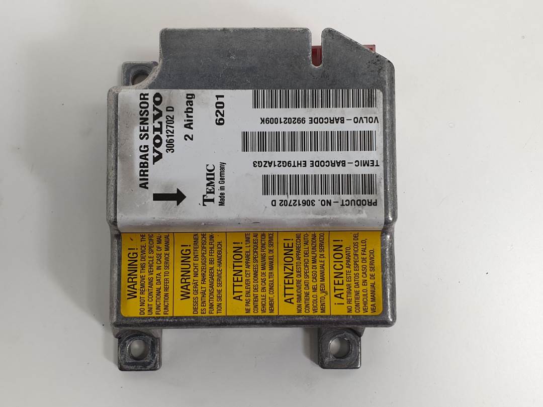 Airbag control unit - 30612702D - VOLVO - S40 BERLINA