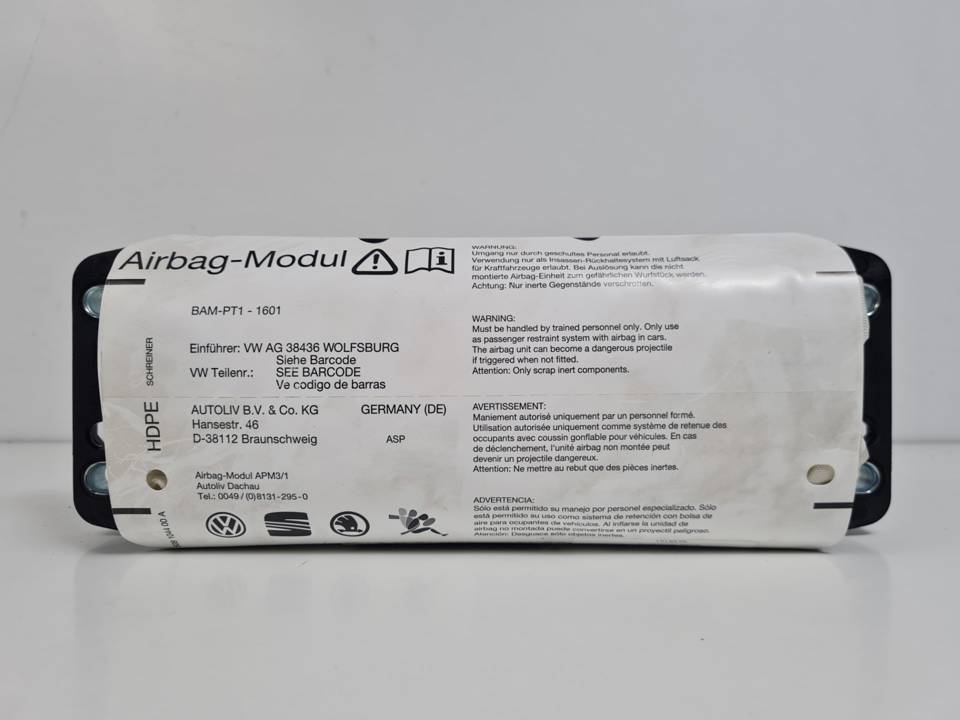 AIRBAG DELANTERO DERECHO 1K0880204L VOLKSWAGEN GOLF VI (5K1) Autodesguaces Alicante