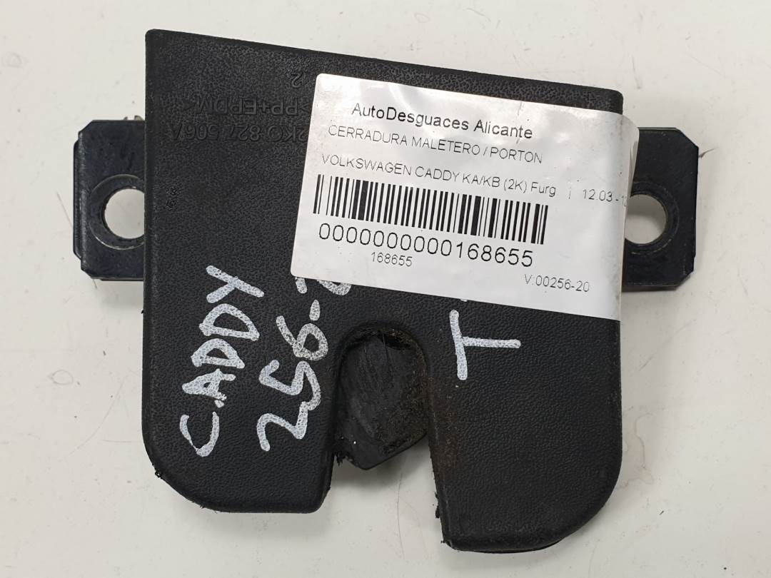 Serrure de coffre / hayon - 2K0827506A - VOLKSWAGEN - CADDY KA/KB (2K)