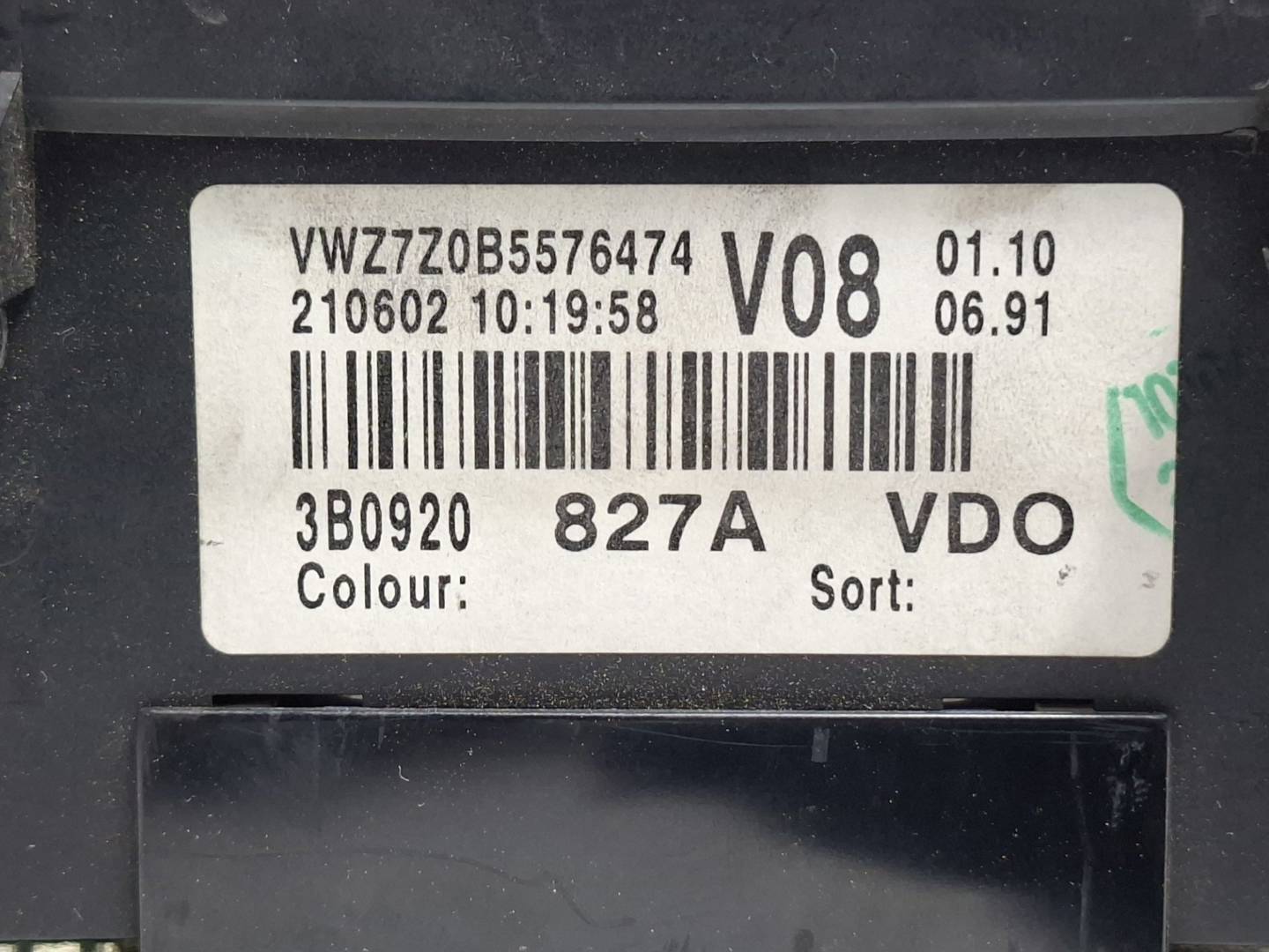 Foto 5 de Cuadro Instrumentos Volkswagen Passat Berlina (3b3) (2000–2005)