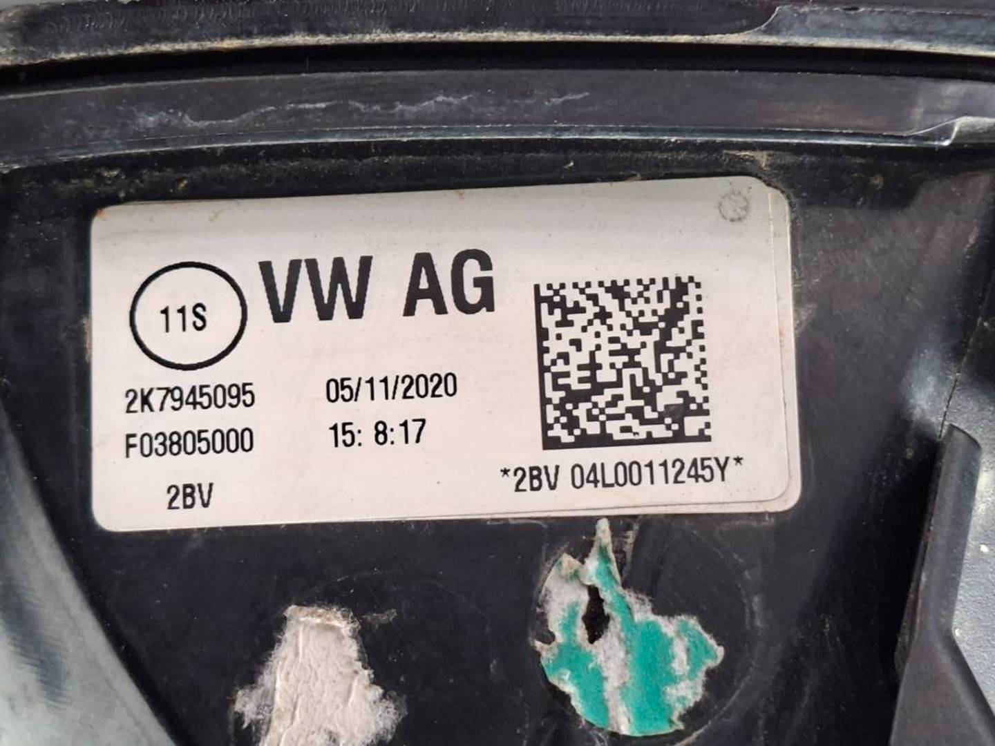 Foto 3 de Piloto Trasero Izquierdo Volkswagen Caddy (2k,sa) (2015–2020)