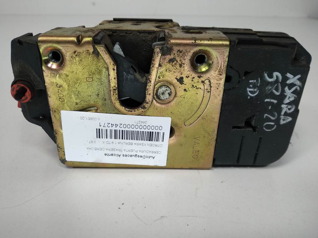 CERRADURA PUERTA TRASERA DERECHA - CITROEN - XSARA BERLINA