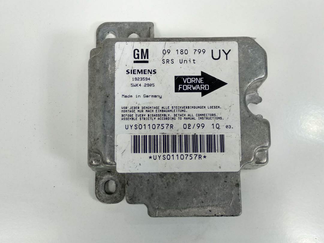 Airbag-Steuergerät - 09180799 - OPEL - ASTRA G BERLINA
