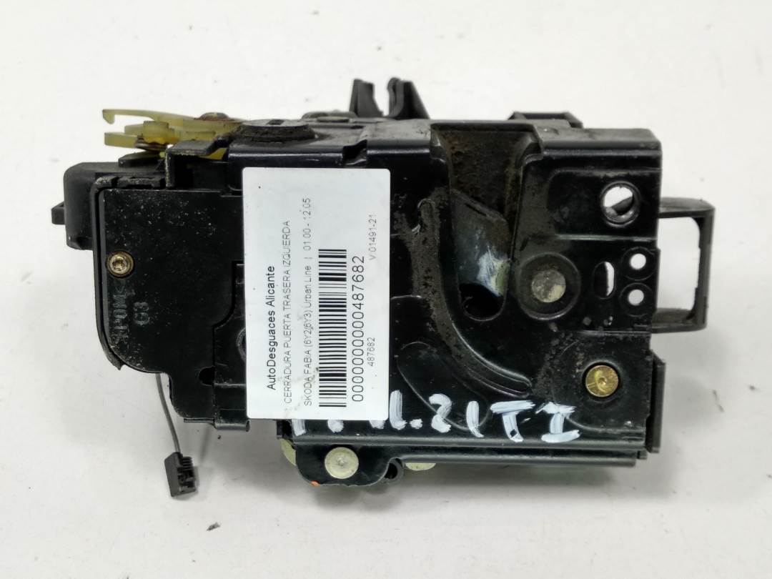 Serrure de porte arrière gauche - 3B4839015J - SKODA - FABIA (6Y2/6Y3)