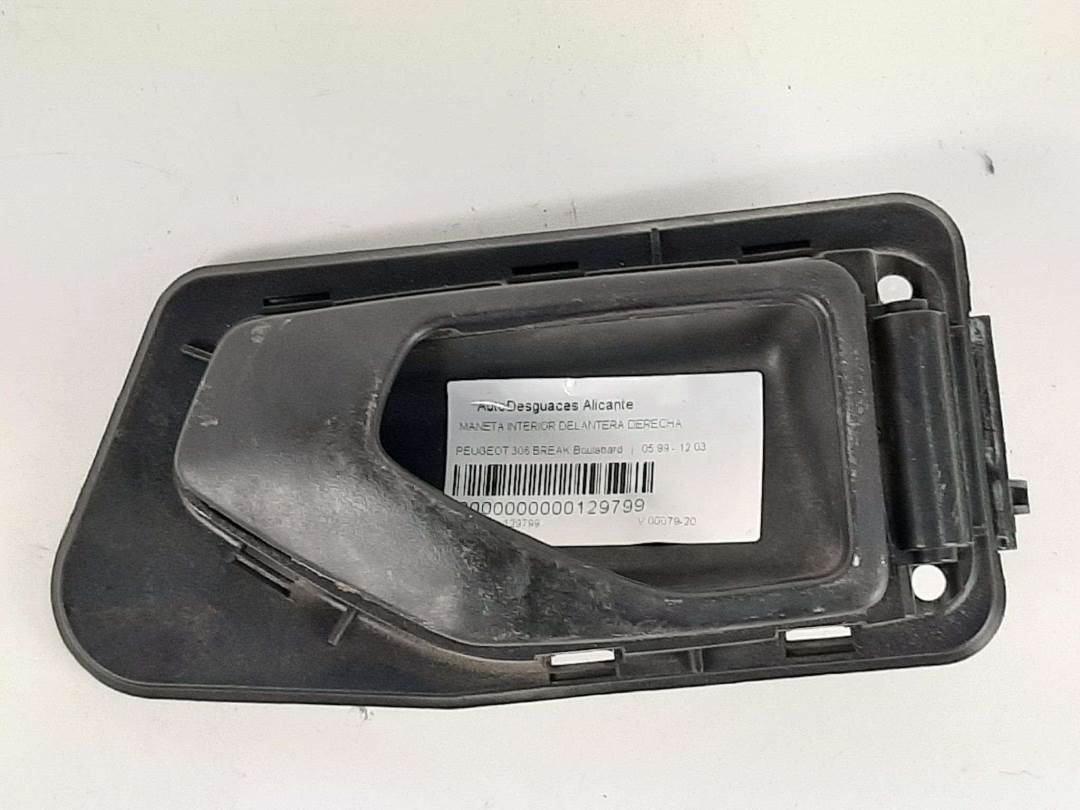 MANETA INTERIOR DELANTERA DERECHA - 9612535777 - PEUGEOT - 306 BREAK