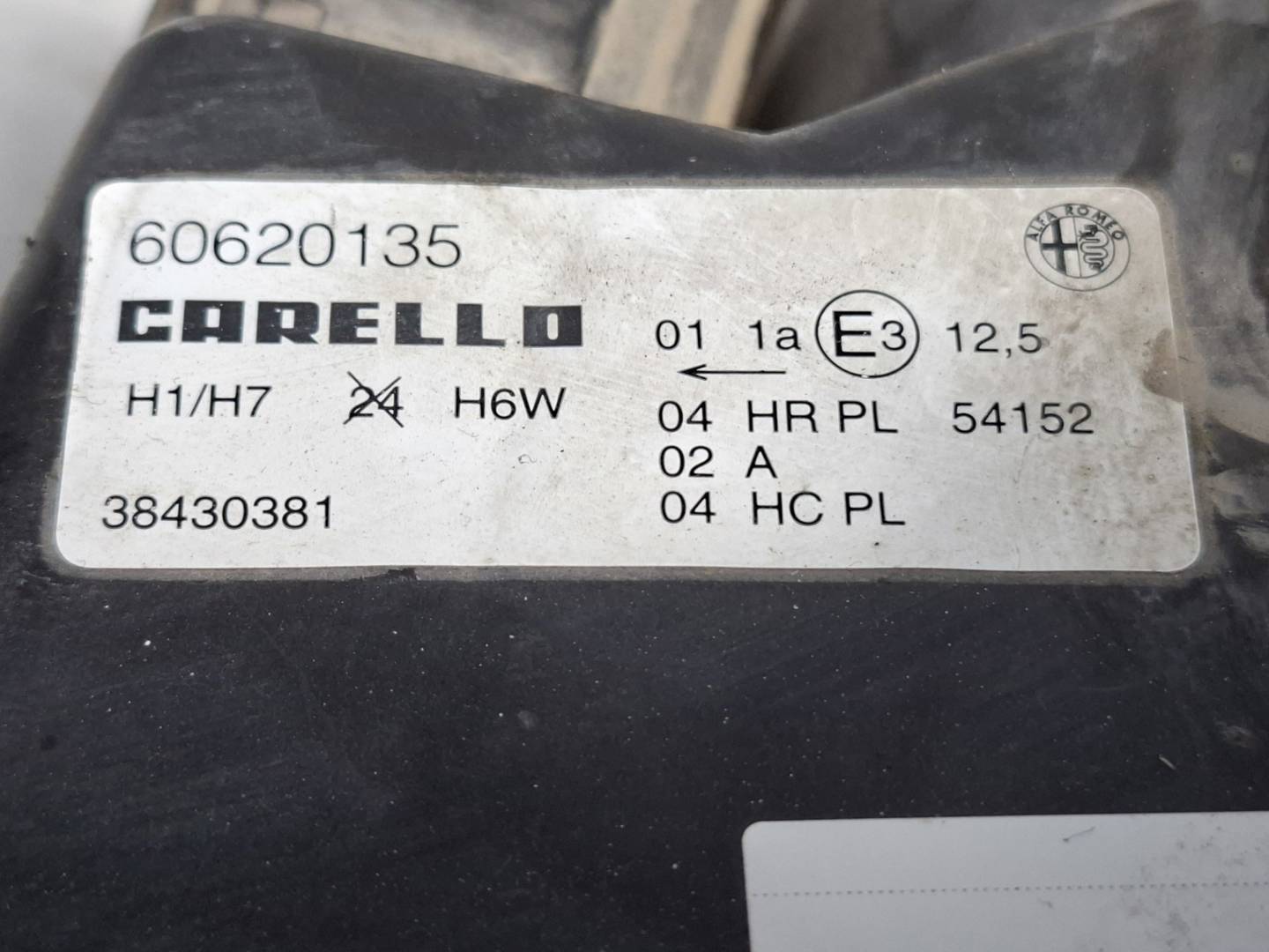 Foto 5 de Faro Derecho Alfa Romeo 156 Sportwagon (2003–2007)