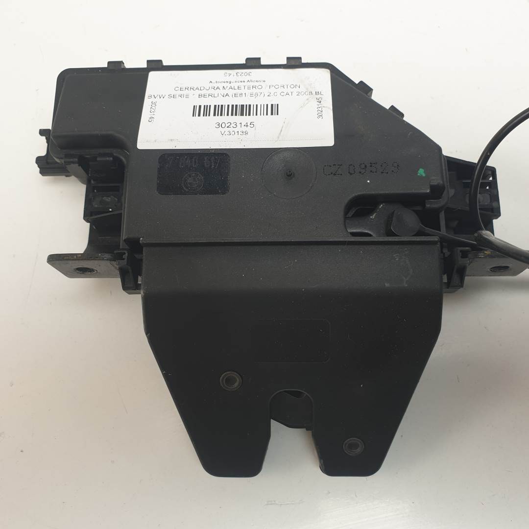 CERRADURA MALETERO / PORTON - 7840617 - BMW - SERIE 1 BERLINA (E81/E87)