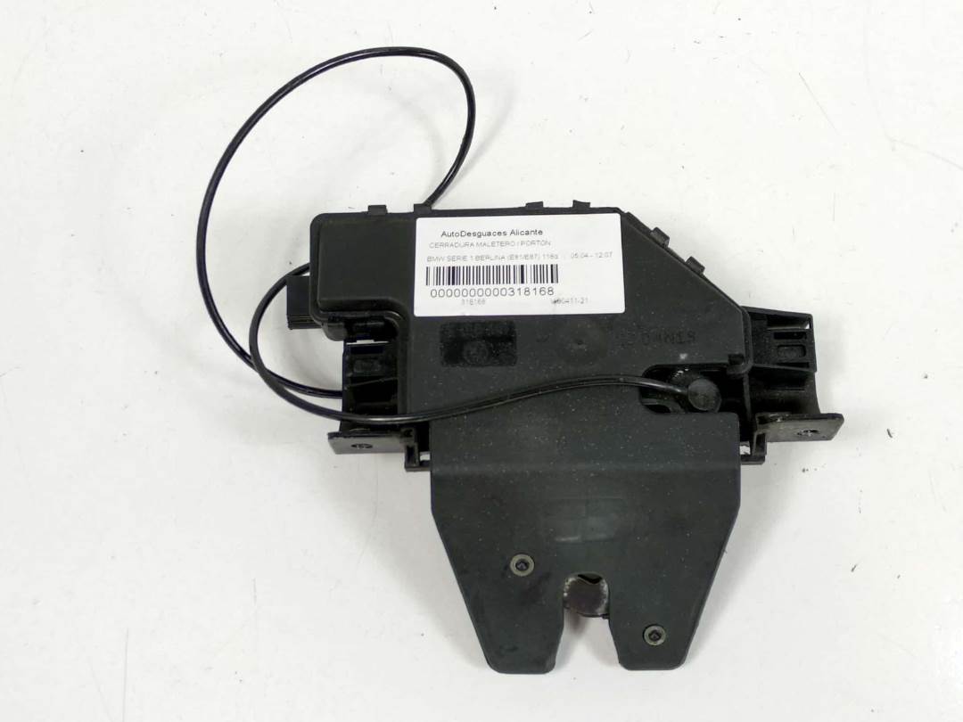 CERRADURA MALETERO / PORTON - 8196401 - BMW - SERIE 1 BERLINA (E81/E87)