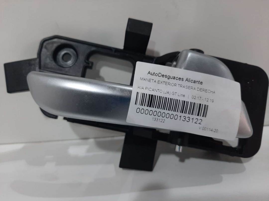 MANETA INTERIOR TRASERA DERECHA - 180707 - KIA - KIA PICANTO (JA) (2017 - 2020)