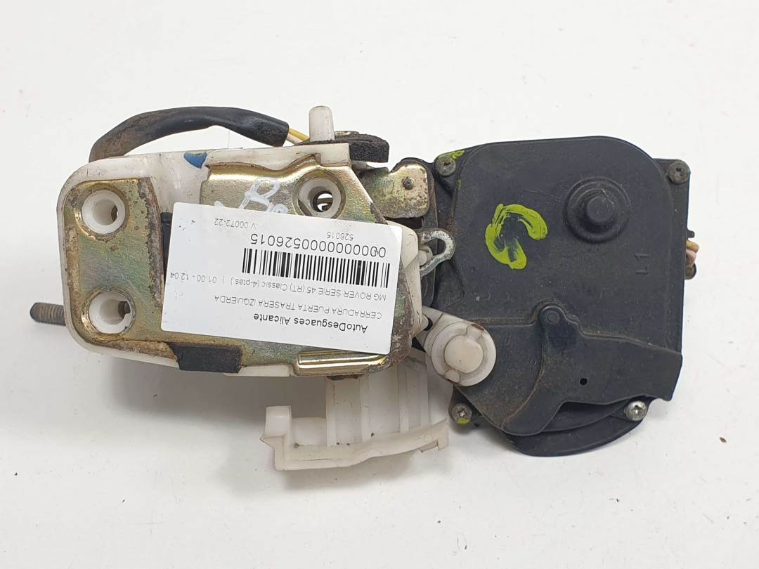 CERRADURA PUERTA TRASERA IZQUIERDA - FQM100490 - MG ROVER - SERIE 45 (RT)
