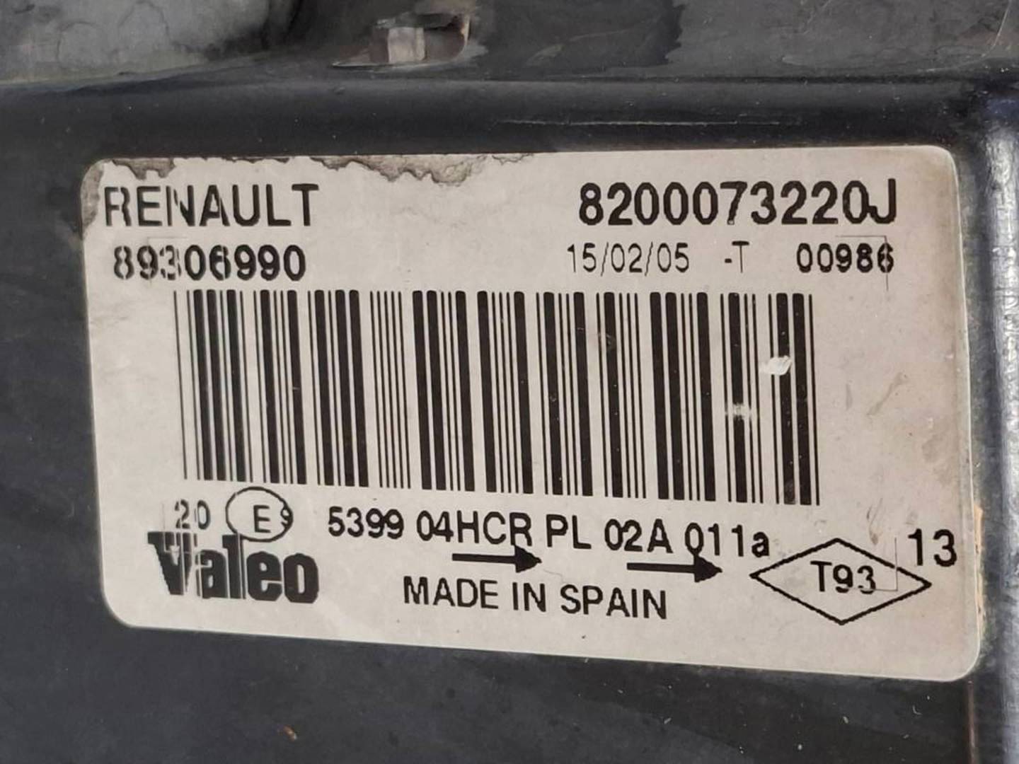 Foto 6 de Faro Izquierdo Renault Megane II Classic Berlina (2003–2010)
