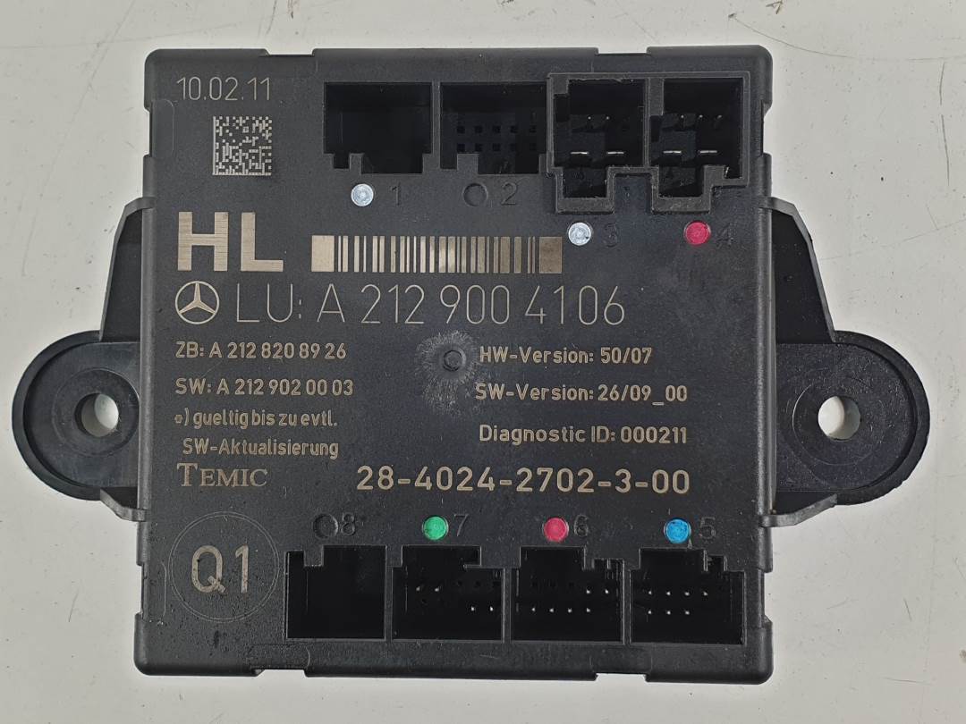 MODULO ELECTRONICO - A2129004106 - MERCEDES - CLASE E (W212) LIM.