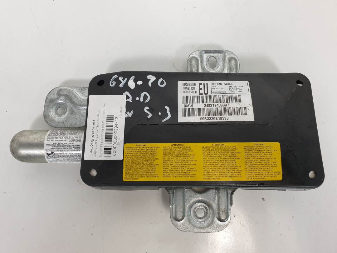 AIRBAG LATERAL DELANTERO IZQUIERDO - 553741030086 - BMW - SERIE 3 TOURING (E46)