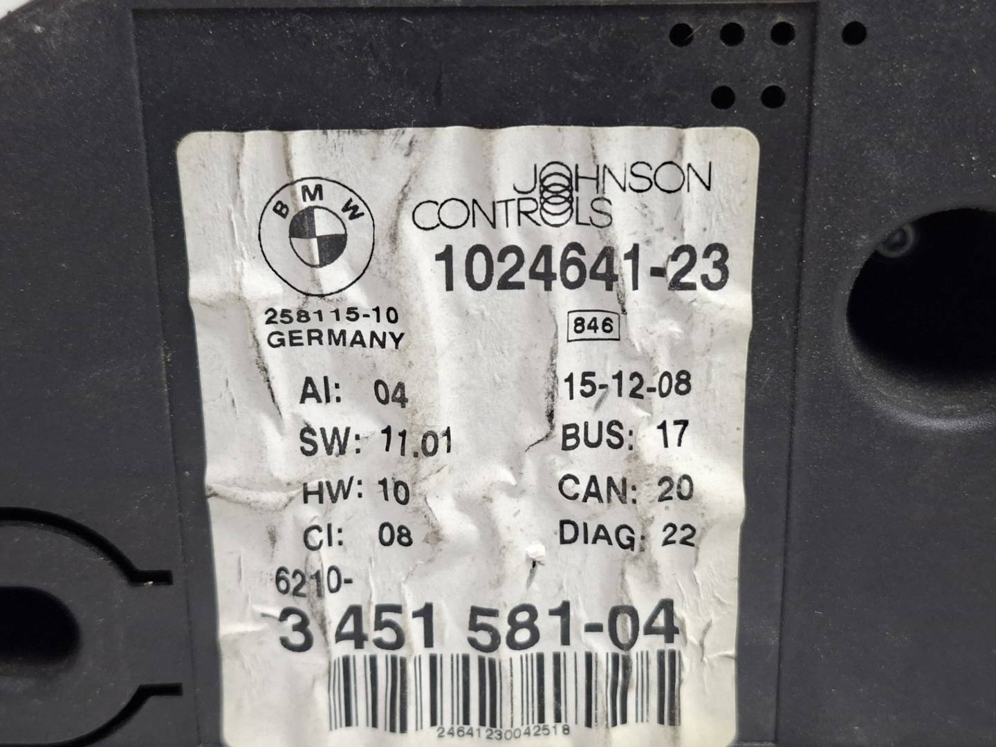 Foto 4 de Cuadro Instrumentos BMW X3 (e83) (2003–2010)