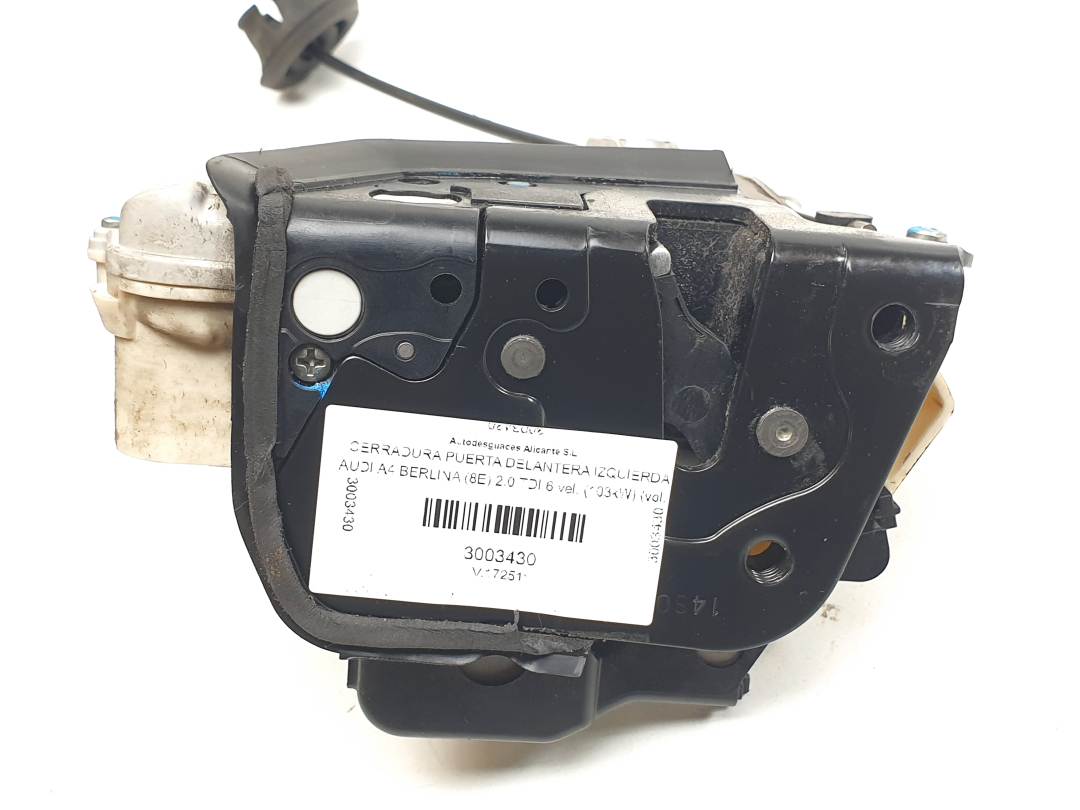 CERRADURA PUERTA DELANTERA IZQUIERDA - 8E1837015AA - AUDI - A4 BERLINA (8E)