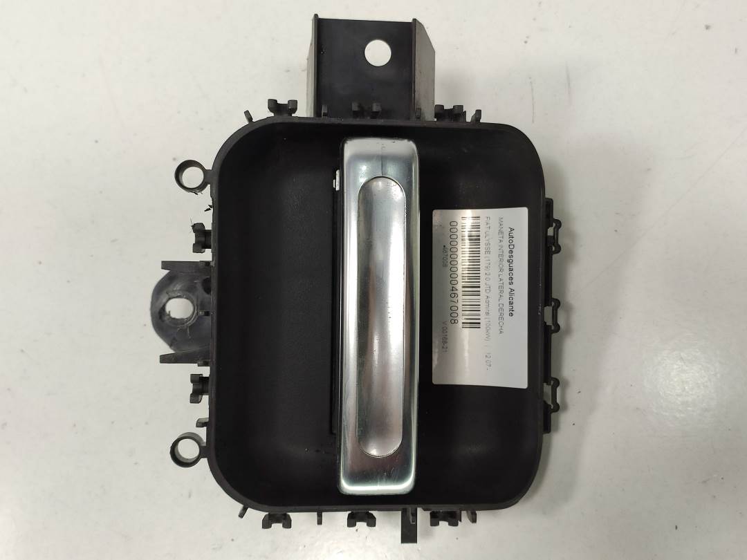MANETA INTERIOR LATERAL DERECHA - 1485469077 - FIAT - ULYSSE (179)