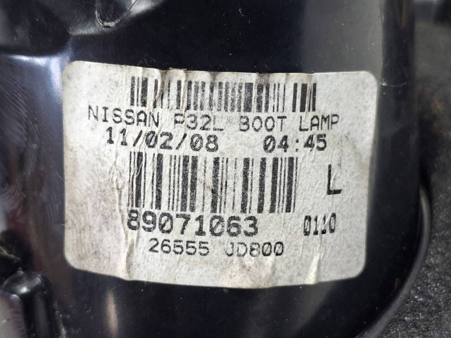 Foto 3 de Piloto Trasero Izquierdo Interior Nissan Qashqai (j10) (2007–2014)