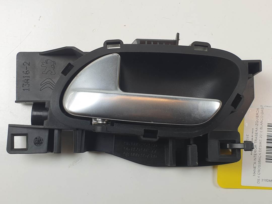 Rear left interior door handle - 9660525480 - DS - 4 CROSSBACK