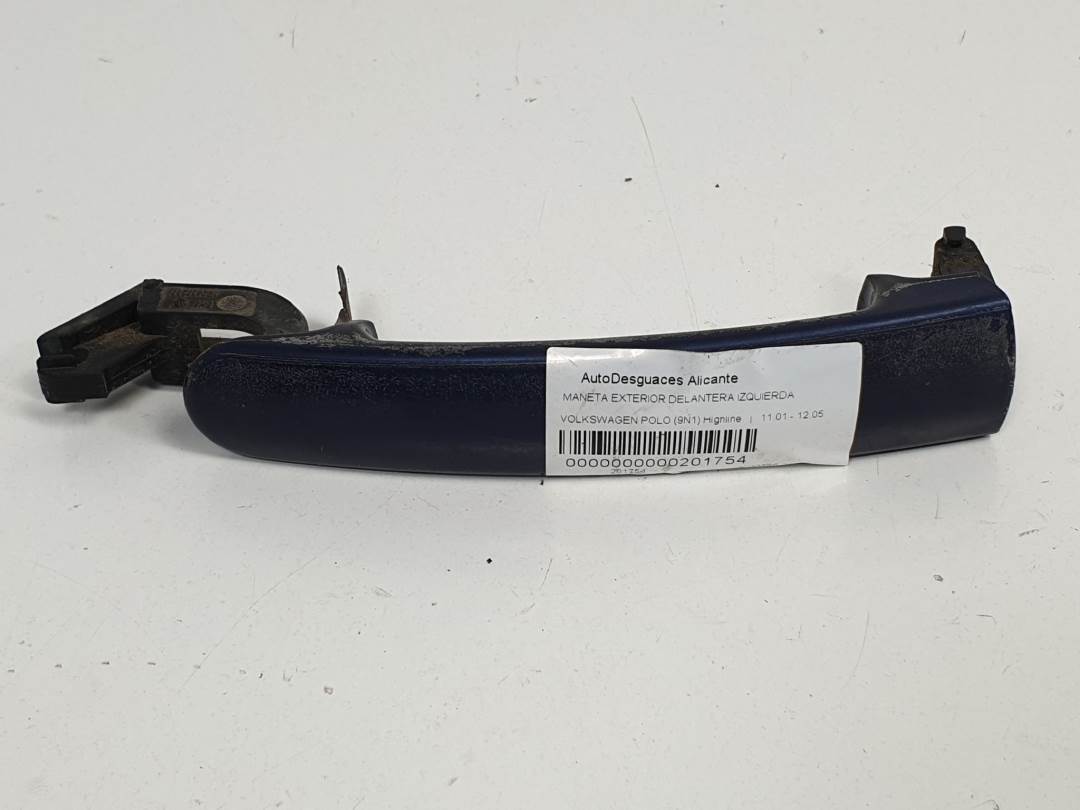 MANETA EXTERIOR DELANTERA IZQUIERDA - 3B0837207 - VOLKSWAGEN - POLO (9N1)