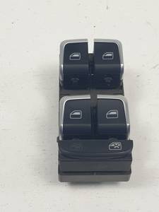 MANDO ELEVALUNAS DELANTERO IZQUIERDO 8K0959851F AUDI A4 AVANT (8K5) (2008) Autodesguaces Alicante