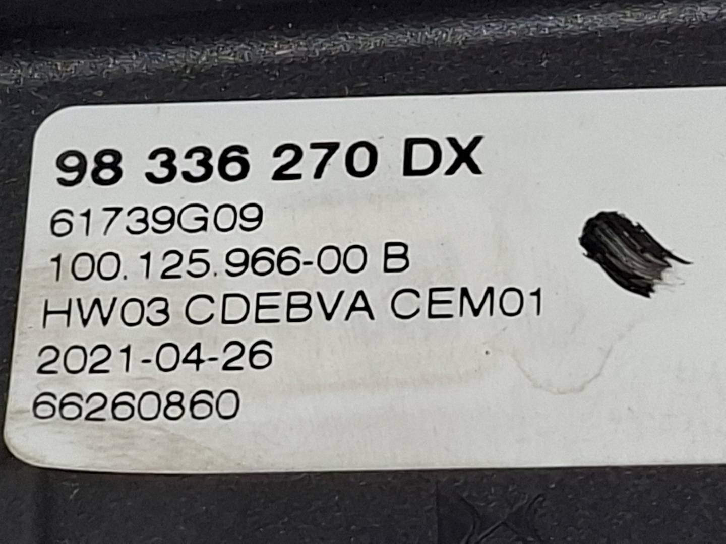 Foto 3 de Palanca Cambio Peugeot 508 (2019)