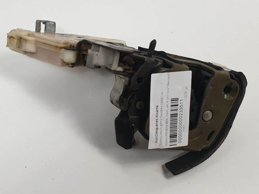 CERRADURA PUERTA TRASERA DERECHA - 8255279901 - NISSAN - PRIMERA BERL./FAMILIAR (P10/W10)