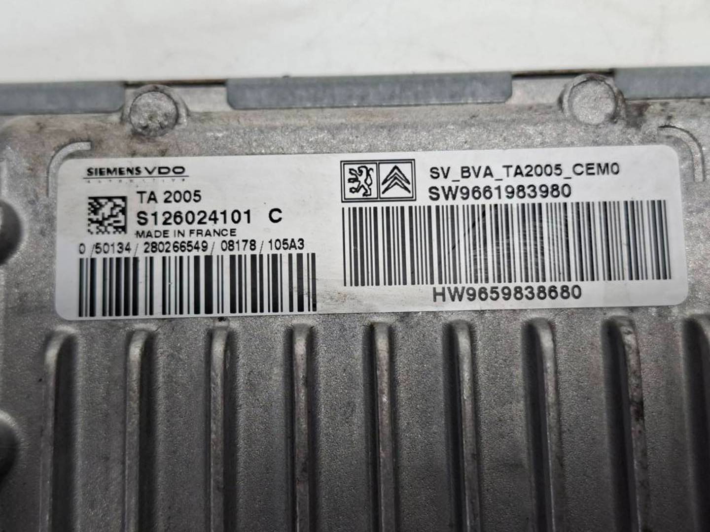 Foto 6 de Centralita Cambio Automatico Citroen C4 Berlina (2004–2010)