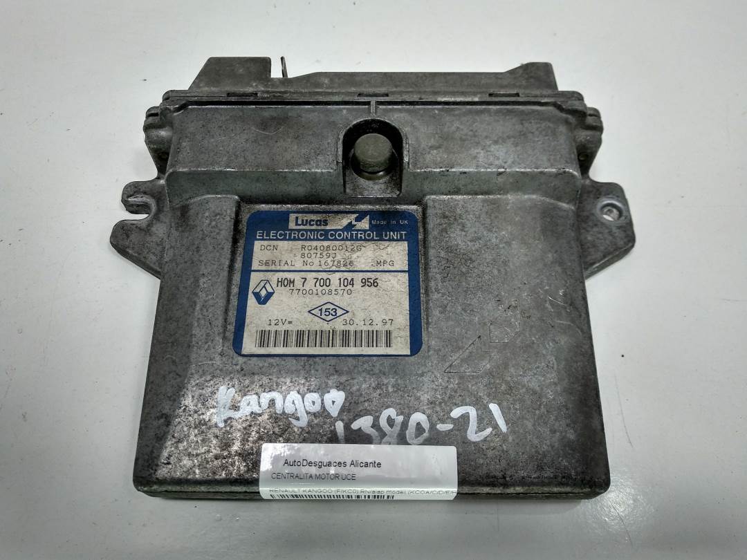 CENTRALITA MOTOR UCE - R04080012G - RENAULT - KANGOO (F/KC)