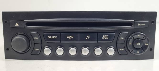 SISTEMA AUDIO / RADIO CD 96750215XT00 CITROEN C3 Autodesguaces Alicante