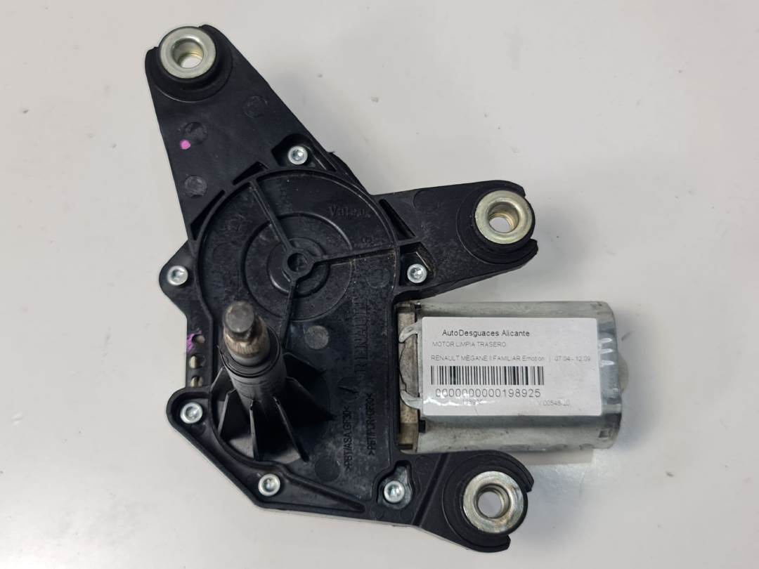 MOTOR LIMPIA TRASERO - 8200153458H - RENAULT - MEGANE II FAMILIAR