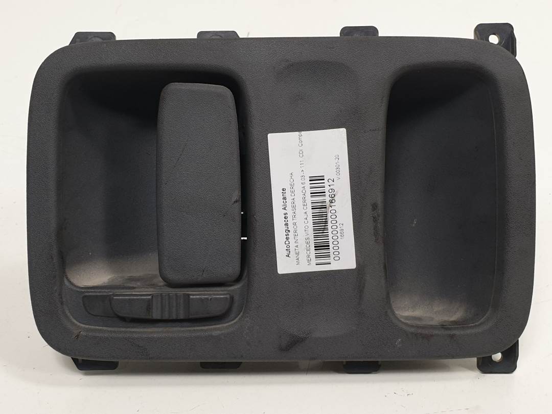 MANETA INTERIOR TRASERA DERECHA - A6397600061 - MERCEDES - VITO CAJA CERRADA 6.03 ->
