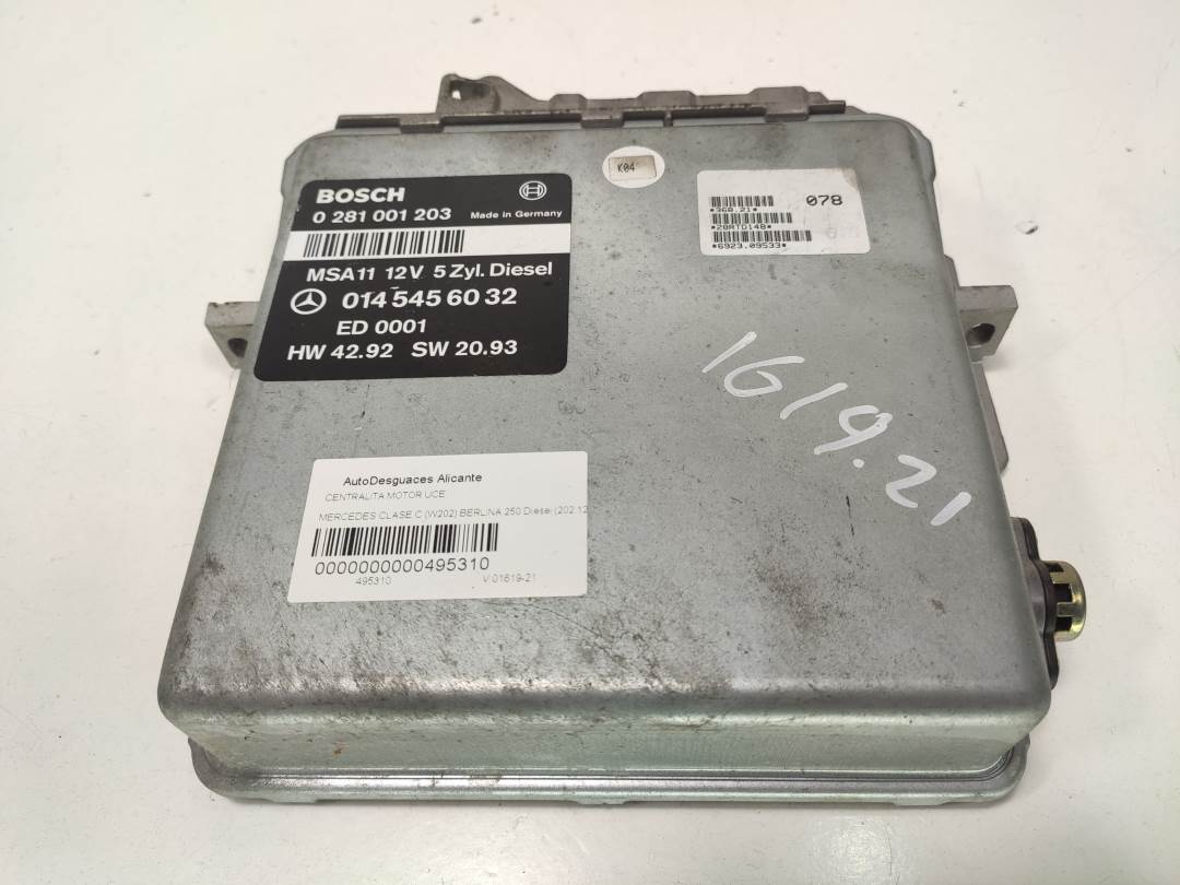 CENTRALITA MOTOR UCE - 0281001203 - MERCEDES - CLASE C (W202) BERLINA